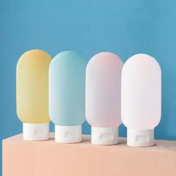 

5Pcs 60ml Portable Lotion Shower Gel Shampoo Disinfectant Refillable Bottle Travel Lotion Shampoo Cosmetic Squeeze Containers