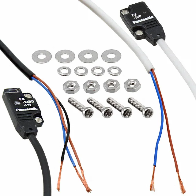 

Photoelectric Sensors EX-13B-PN = EX-13P + EX-13BD-PN Through-Beam Optical Sensor 19.685" (500mm) PNP - Open Collector/Dark-ON