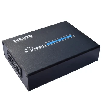 

SCART to HDMI Scaler Box Audio Video Converter 720P/1080P Black(EU Plug)