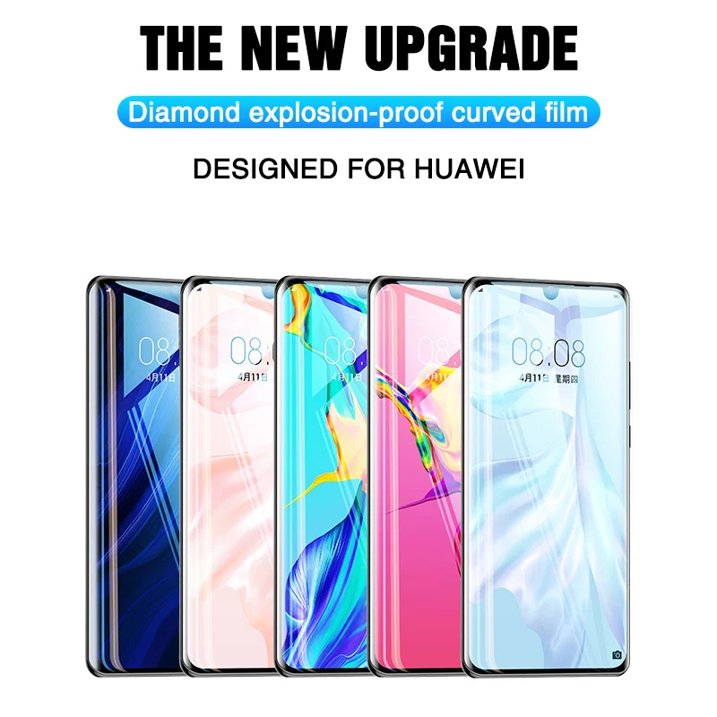 Для huawei P30 Lite защита экрана закаленное стекло для huawei P30 P20 Honor 10 20 Lite mate 20 Pro Полное покрытие защитное стекло