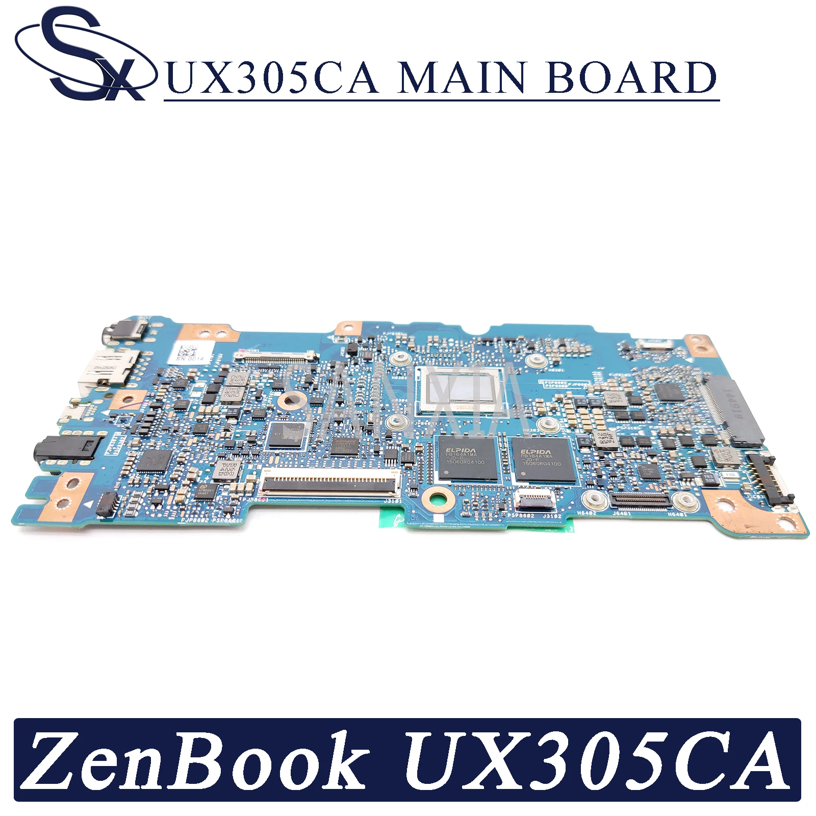 Материнская плата KEFU UX305CA для ноутбука ASUS ZenBook UX305C оригинальная материнская 4 ГБ