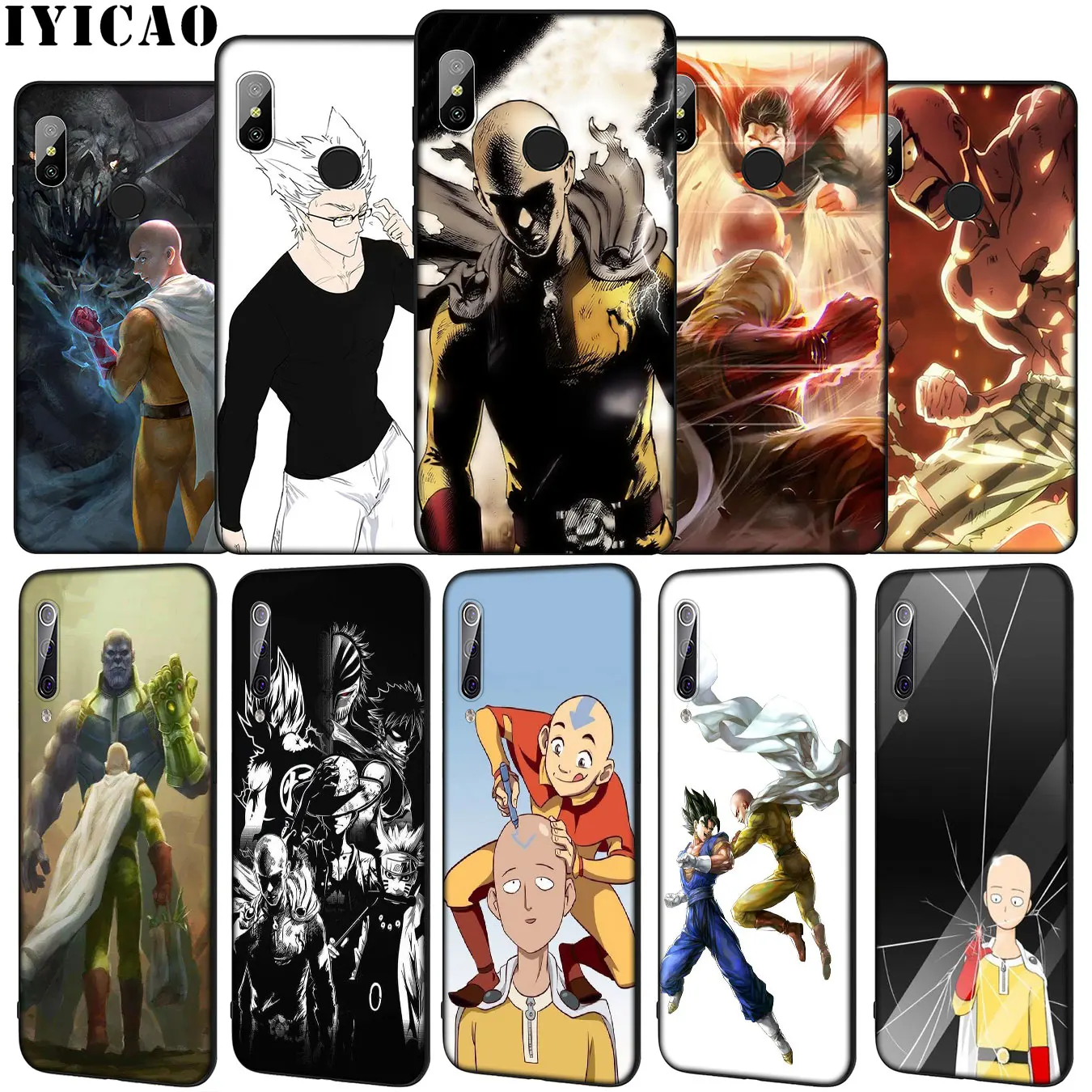 Мягкий силиконовый чехол для телефона IYICAO отбеливатель One Punch Man Xiaomi Mi 10 9 9T A3 Pro 8 SE A2