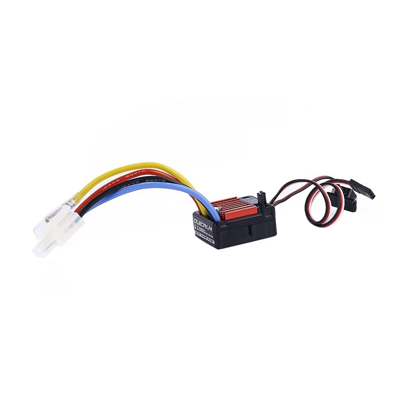 

Rc Car Parts HobbyWing QuicRun 1/10 Waterproof Brushed 60A Electronic Speed Controller Esc 1060 For Rc Car Toys For Children