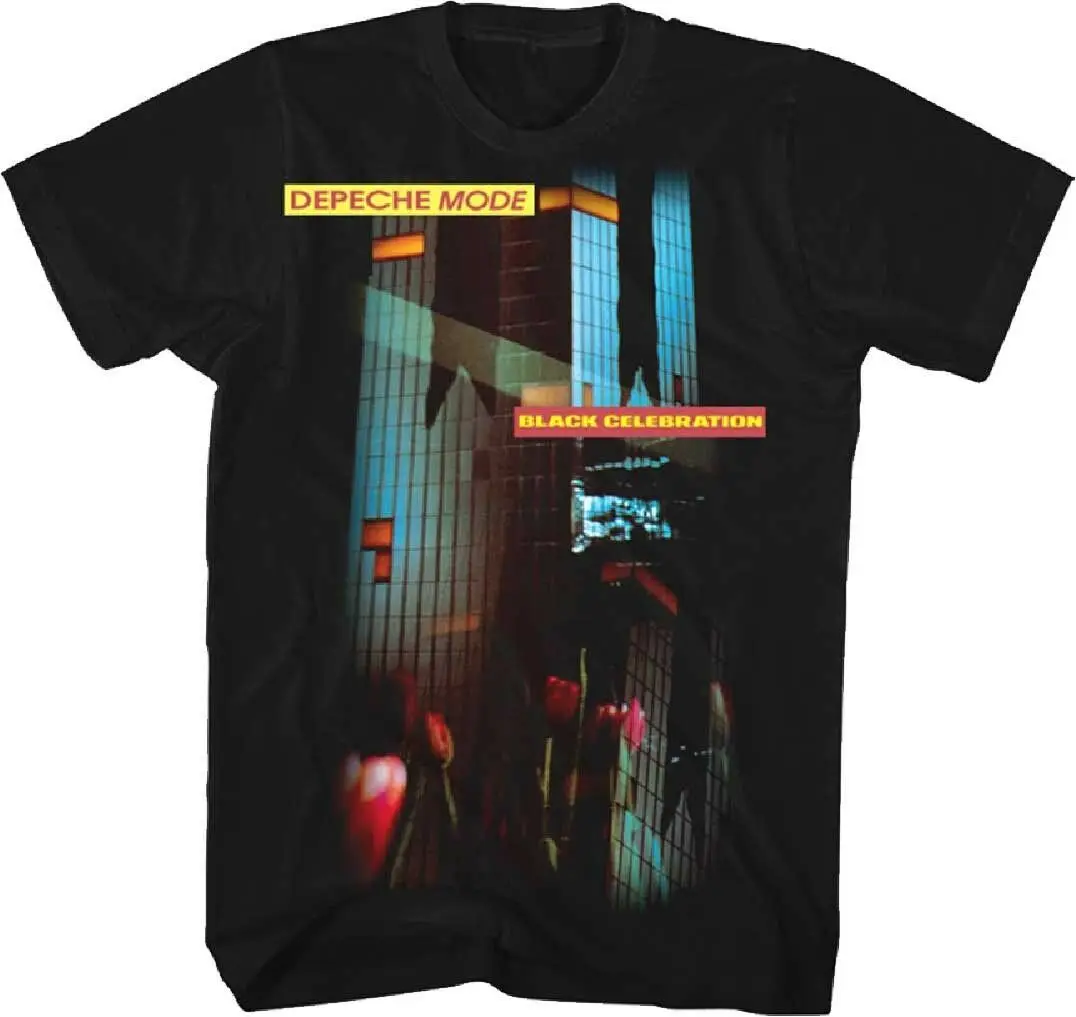 

AUTHENTIC DEPECHE tee MODE BLACK CELEBRATION NEW WAVE POP BAND T SHIRT S -3XL Men Women Unisex Fashion tshirt Free Shipping