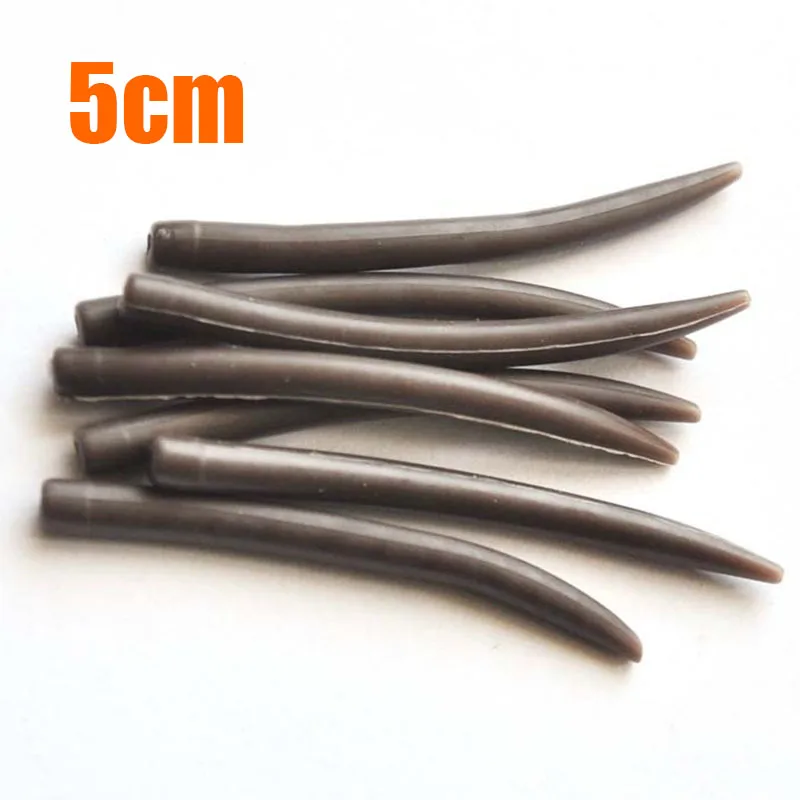 

3.5/5cm Anti Rig Sleeves Carp Fishing Terminal End Tackle For Carp Swivel 50pcs Durable Rig Sleeves