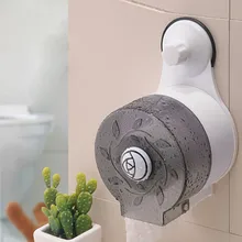 Водонепроницаемый держатель рулона на присоске для ванной комнаты, туалетной бумаги