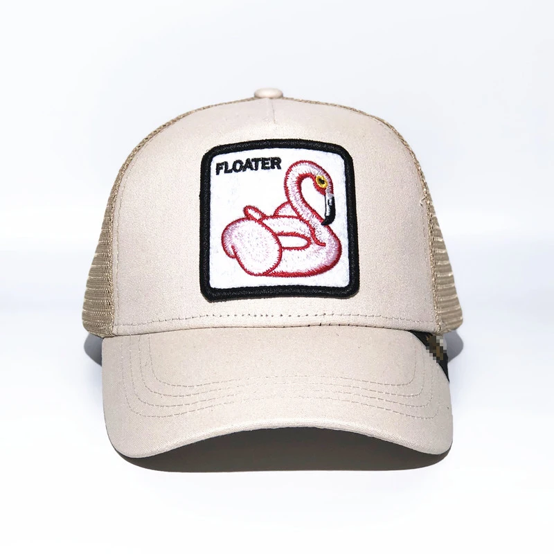

Hip Hop Hat Summer Embroidery Animal Baseball Caps women/men Shade Mesh Adjustable Cap Snapback Hat For Men Bone