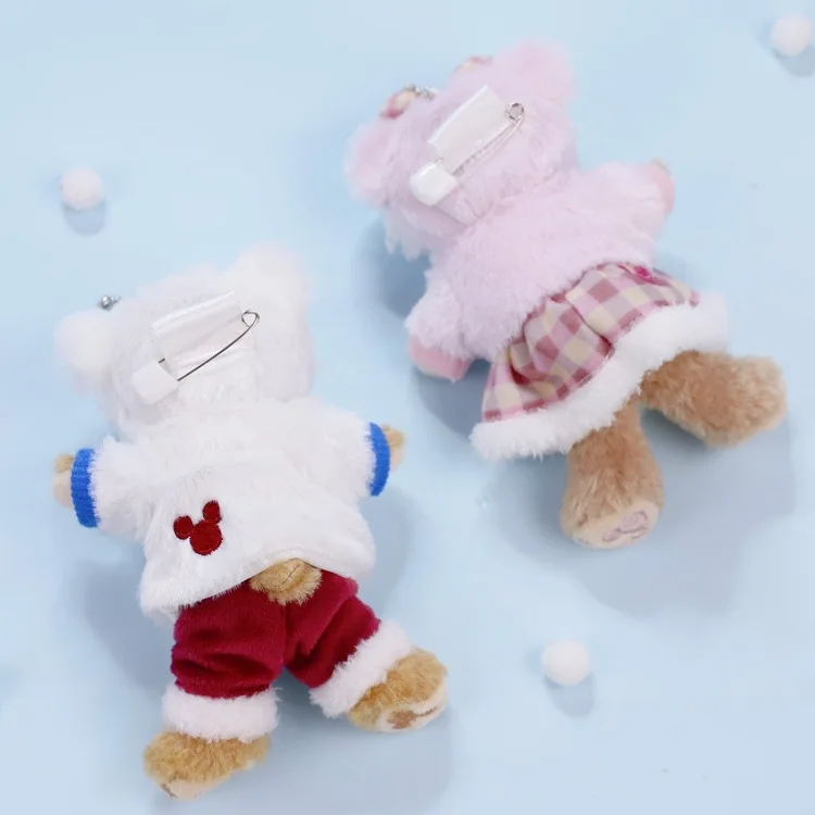 1 шт., плюшевые игрушки Duffy Bear, новые друзья, stellalou, зимняя одежда, серия, балетный кролик, Маленькая подвеска, 10 см, 4 вида, WJ01