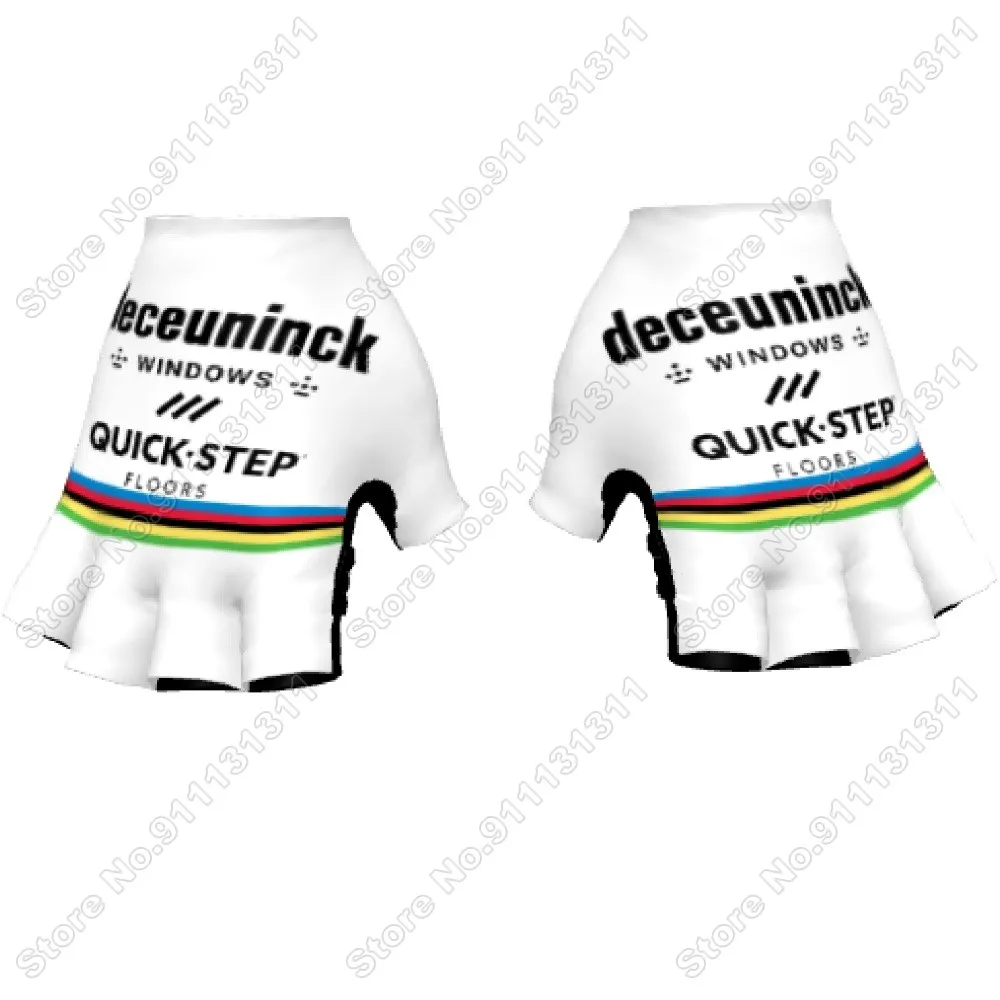 2021 World Champion Quick Step Cycling Gloves Men Bicycle Gel Half Finger Bike Glove Maillot MTB Guante Ciclismo Gant Cyclisme | Спорт и