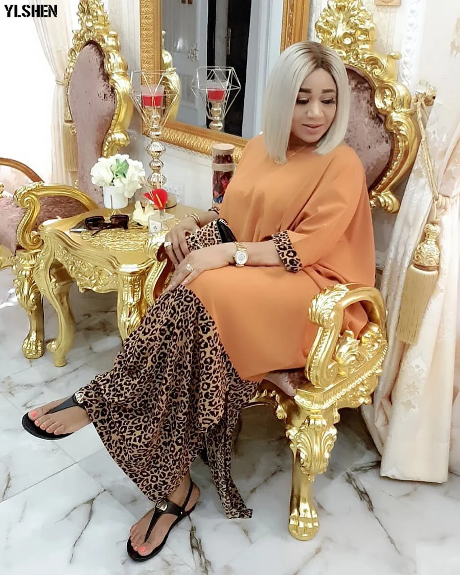 African Dresses For Women African Clothes Africa Dress Print Dashiki Ladies Clothing Ankara Plus Size Boubou Africa Women Dress 09