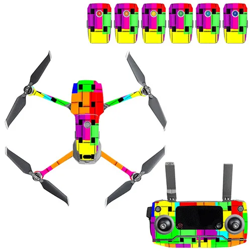 Граффити наклейка Skins Комплект для DJI Mavic 2 Drone Body sticker пустынный камуфляж наклейки аксессуары для кожи Mavic 2 PRO/Zoom