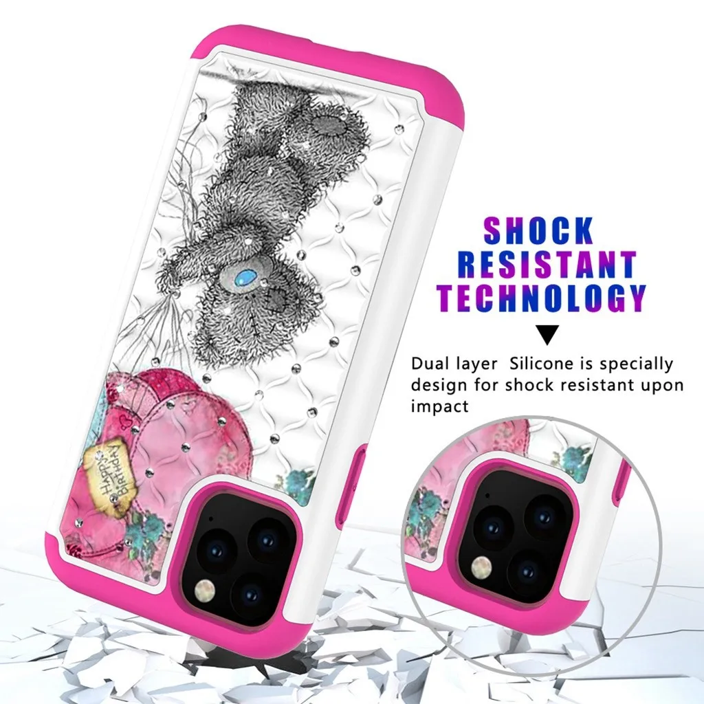 Dream Crystal Style Phone Case For iPhone 11Pro Max Dirt-resistant Slim Fashion Soft Cases Shockproof Dust-proof Phone Case