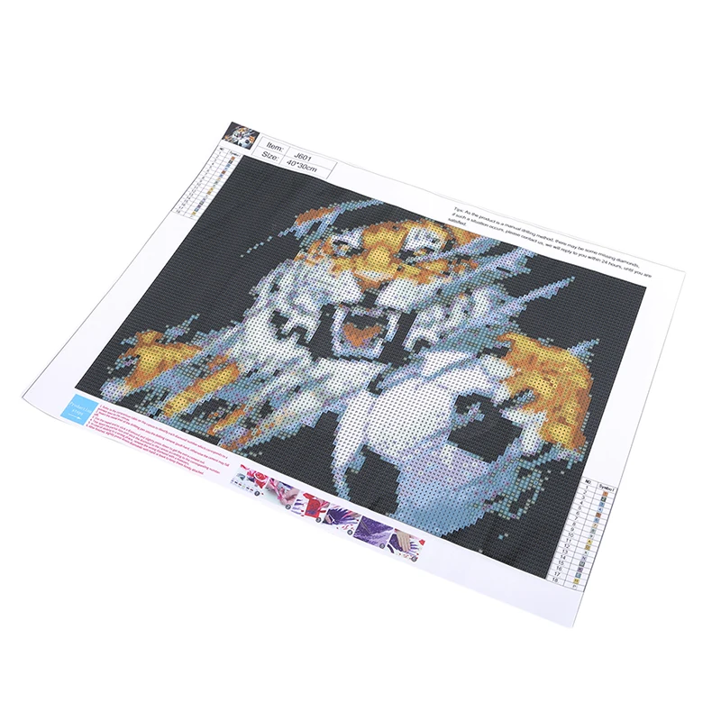 Picture Color Explosion Model 30*30 Diamond Painting DIY5D Tiger Football Cross Stitch Living Room Bedroom Painting