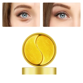 

IMAGES 24K Gold Essence Eye Mask Moisture Anti-aging Snail Collagen Dark Circle Remover Skin Care Sleep Eye Patches 60Pcs