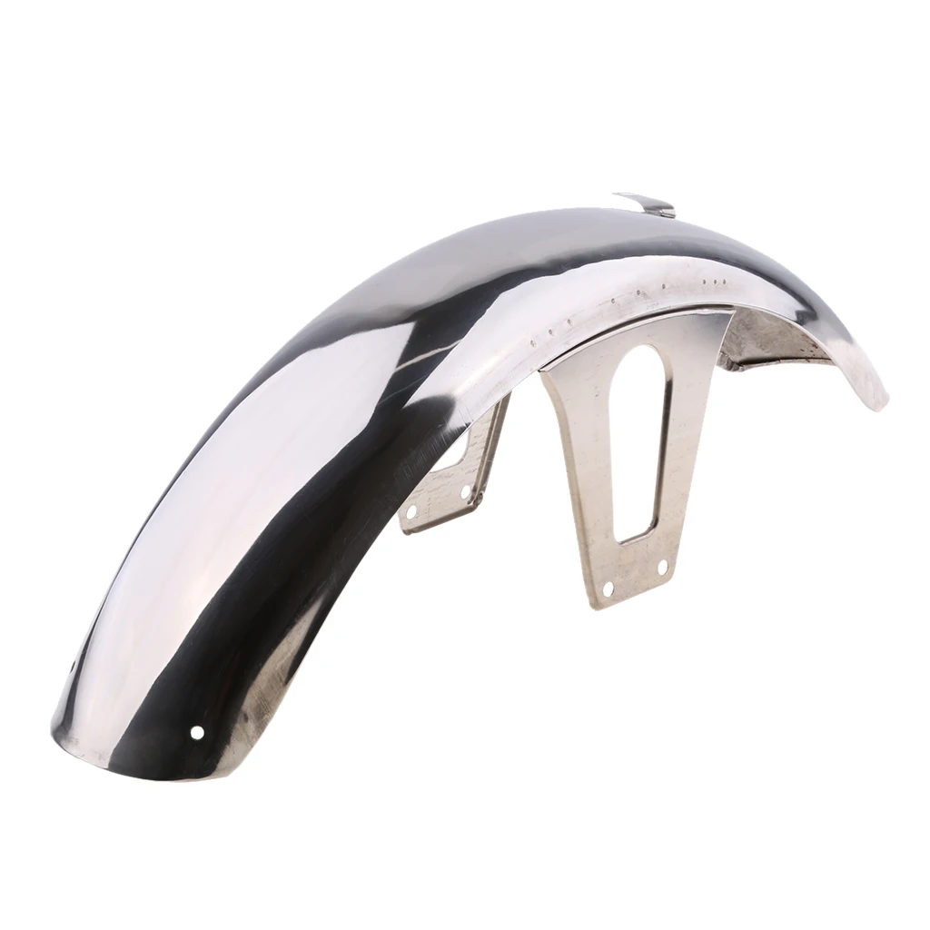 

Motorcycle Stainless Kit Front Fenders Mudguard Mud Guard Cover Protector Rain Protection for Honda CM125, Silver