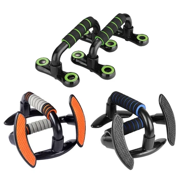 

1 pair Push Up Bars Press Up Bar Foam Handle Exercise Pushup Chest Arms Fitness Push-up Rack Bar Support Steel Pipe Stand