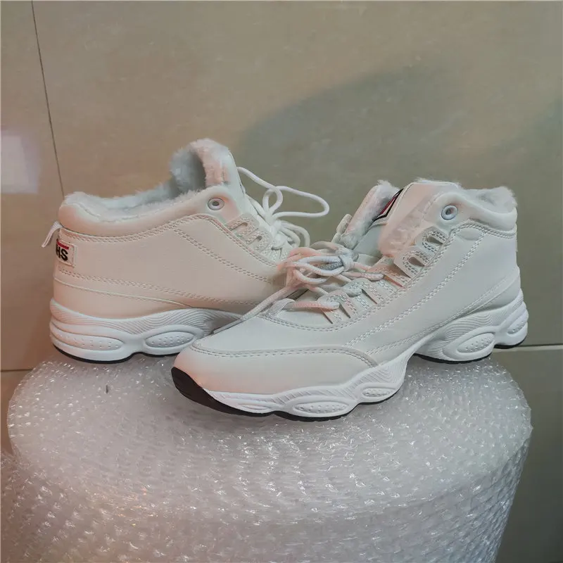 Модная зимняя обувь; женские теплые кроссовки на меху; tenis feminino; Повседневная замшевая обувь на платформе; zapatos de mujer; Брендовая женская обувь; buty damskie