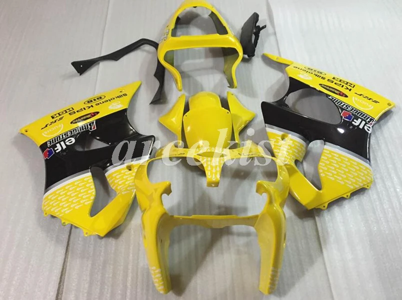 

New ABS Motorcycle Fairings kit Fit for kawasaki Ninja ZZR600 05 06 07 08 ZX-6R 636 6R 00 02 01 2000 2001 2002 Body yellow