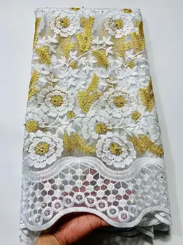 

latest net african laces 2019 african lace fabric high quality french lace fabric with stones 5yards african fabric