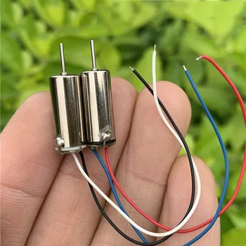 

Micro 716 Coreless Motor DC 3.7V 50000RPM High Speed Motor 0.8mm Shaft DIY Small Four-axis Aircraft Toy Model RC Drone