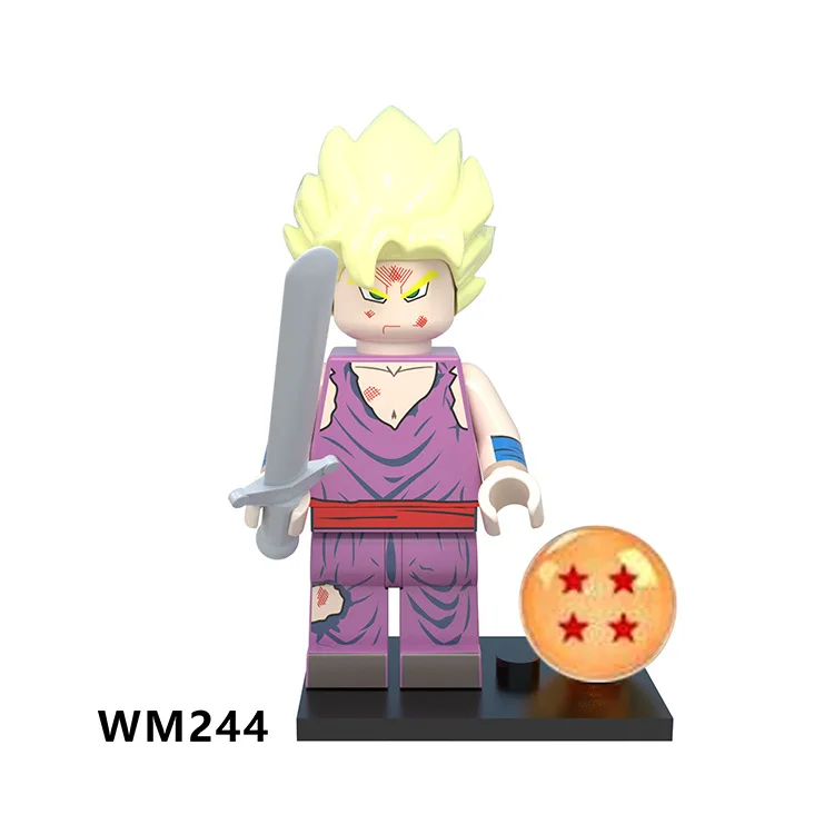 Wm6032 Dragon Ball Z серия игрушки куклы Защита от солнца развивающие вставляется строительные блоки игрушка алиэкспресс Лидер продаж