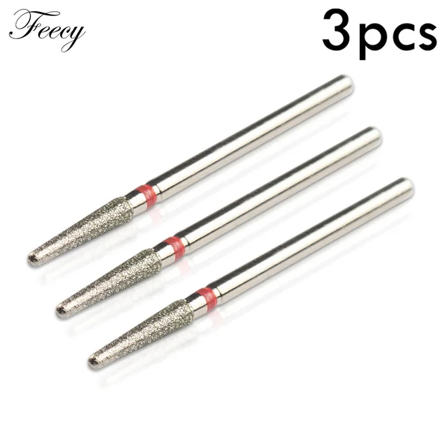 5pcs Diamond Nail Drill Bit Kits Mill Cutter All For Manicure Machine Bit Tools Accessories Cuticle Clean For Removing Nail Gel O