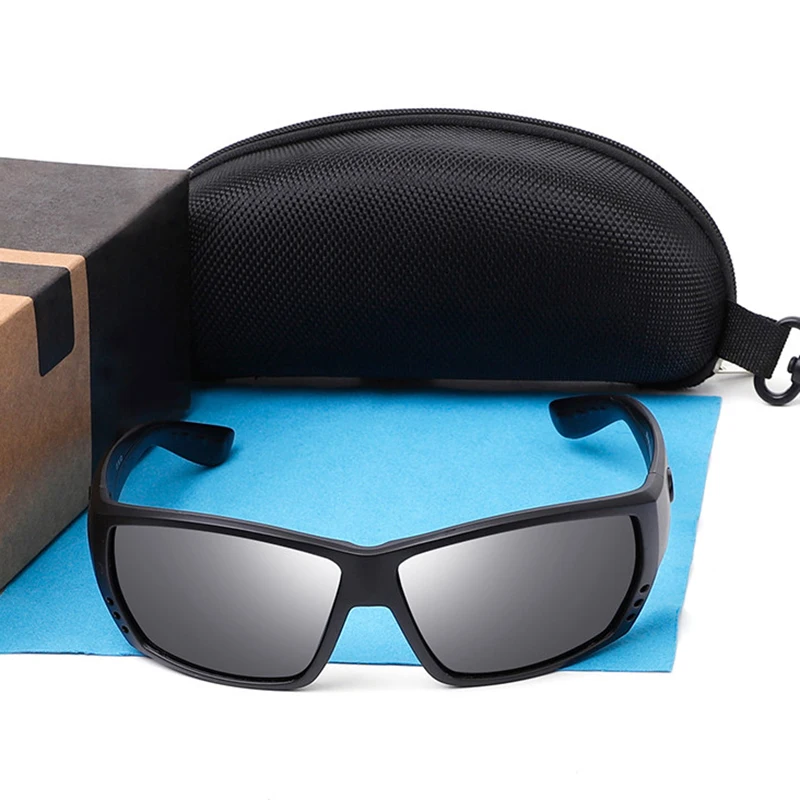 Поляризационные солнцезащитные очки для мужчин тунец аллея бренд вождения Рыбалка солнцезащитные очки Квадратные очки для мужчин UV400 зеркальные летние оттенки очки