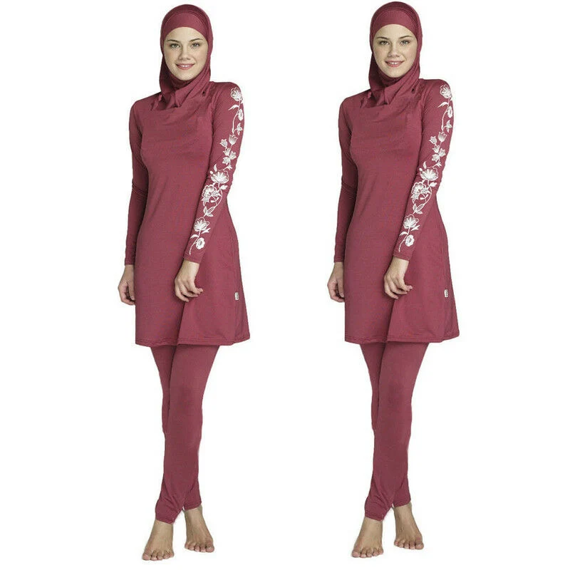 

Bathing suit Bearwear Swimwear Burkini Muslim Full Cover Islamic Costumes Swimming Modesty