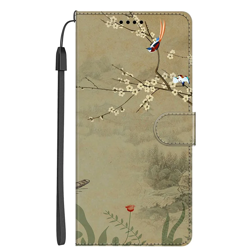 Premium Flip Wallet Magnetic Leather Case - Elegant Protective Cover