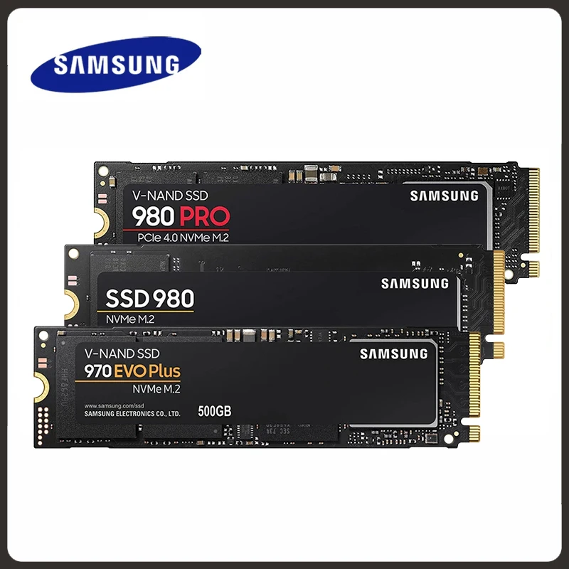 I'm hungry Strip off trader Samsung Ssd M.2 Nvme 250g 500g 1tb 970evo Plus 980 Pro Hard Drive Pcie  3.0x2 Hdd Hard Disk Solid State Pcie For Laptop - Solid State Drives -  AliExpress