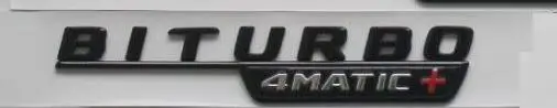 Gloss Black Черный глянец эмблемы для Mercedes X166 GL63 AMG GL350 GLS400 GL500 4matic - Цвет: Gloss Black
