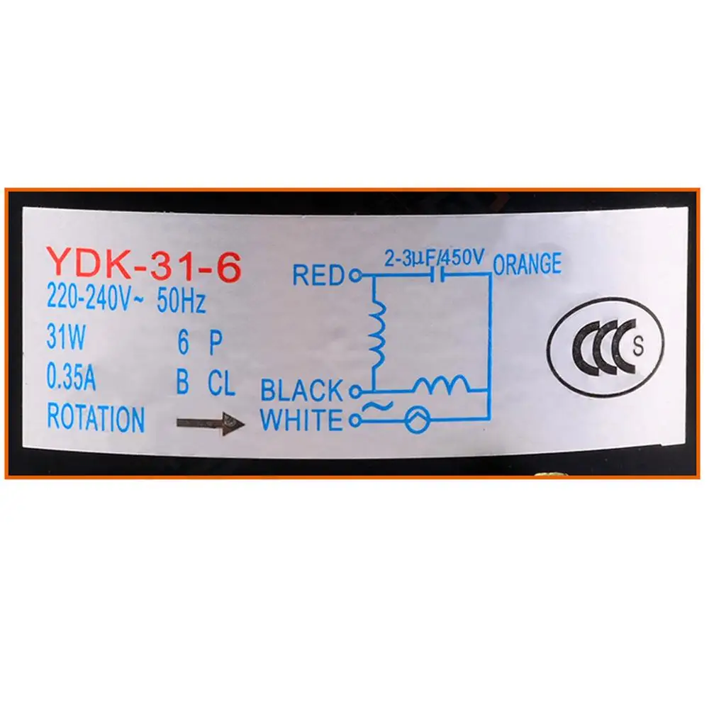 Кондиционер Вентилятор Мотор YDK-31-6 для haier наружная машина двигатель запчасти кондиционера вперед обратный 31 Вт
