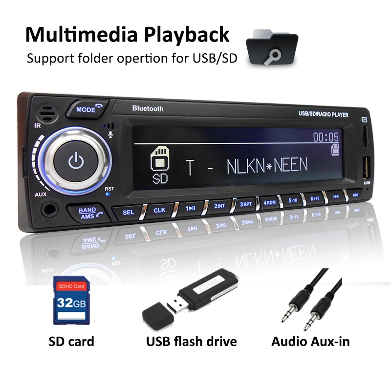1 Din DAB Plus автомобильное радио Bluetooth стерео аудио A2DP Handsfree RDS FM AM TF USB APP пульты ISO In dash