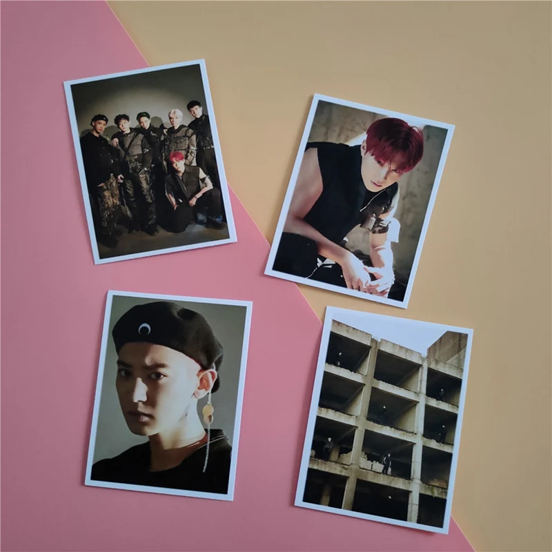 Kpop EXO X-EXO CHANYEOL KAI CHEN BAEKHYUN SEHUN SUHO альбом навязчивый вокруг небольшой карты LOMO Card