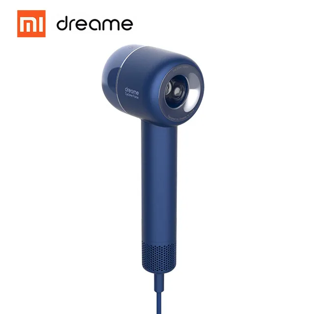 Blue Xiaomi Dreame, анион, фен для волос, умный контроль температуры, отрицательный ион, для мужчин и женщин, 110000 об/мин, Мощный воздушный поток, домашнее устройство - Цвет: Blue
