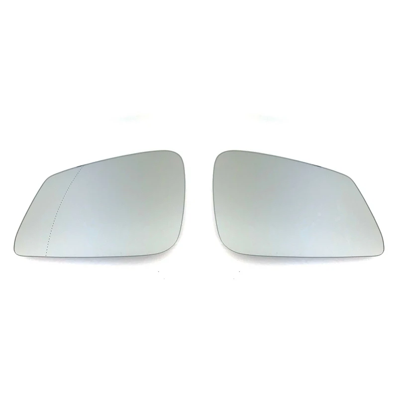 Left Passenger side wing mirror glass for VW Passat 2015-On wide angle heated