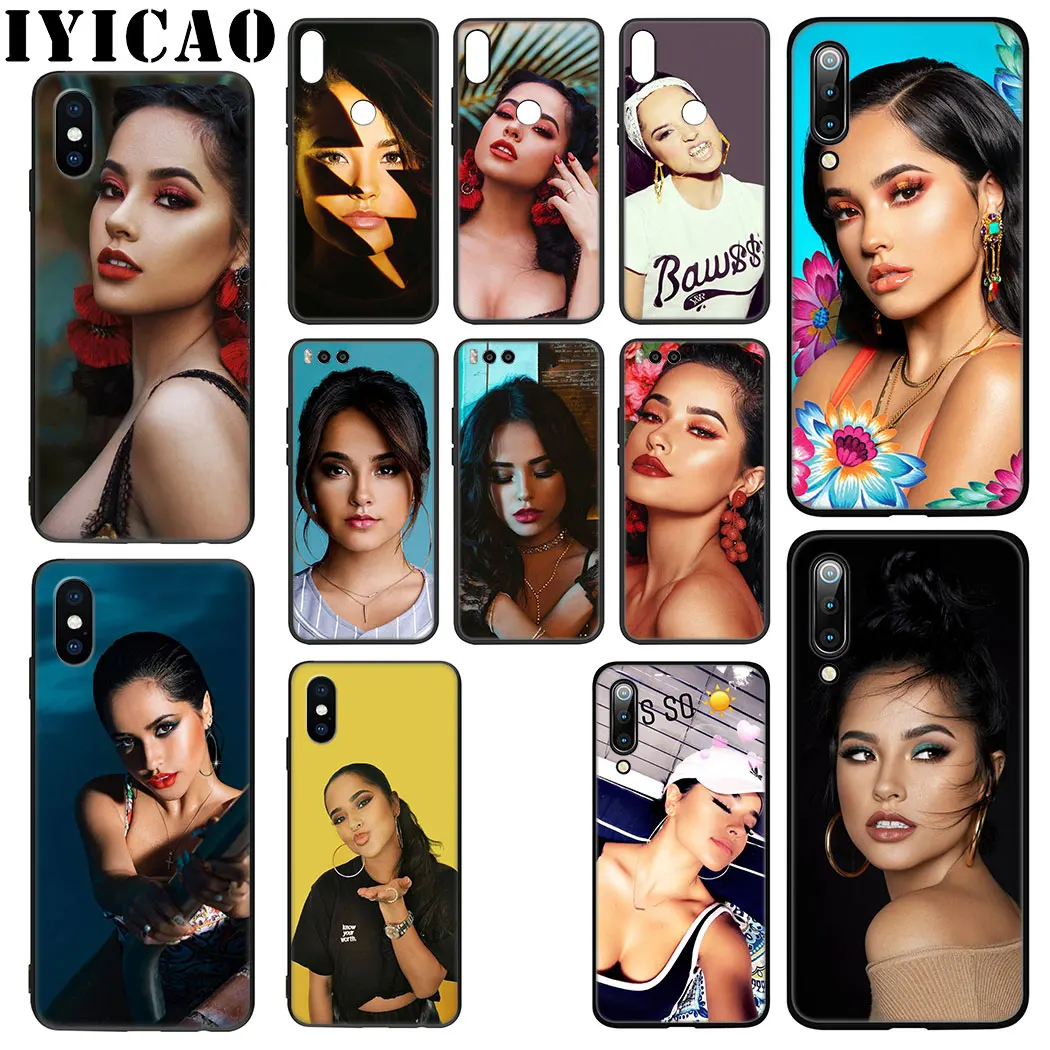 IYICAO Singer Becky G Soft Case for Xiaomi Mi 10 9 8 A3 A2 9T Pro Lite A1 CC9 CC9E 5X 6X Cover |