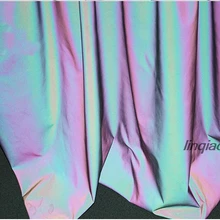 Ночное Северное сияние светоотражающая ткань лазер из удивительной ткани вибрирующее платье с декоративной отделкой Национальный костюм ткань