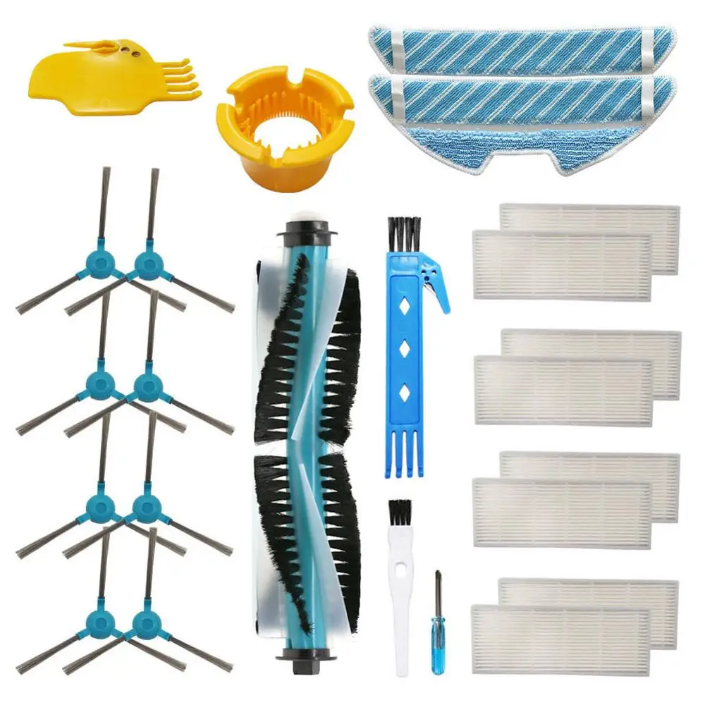 Set 1 Сменная основная щетка, боковая щетка, Hepe фильтры для cocotec Conga 1390 Cecotec Conga 1290 робот пылесос - Цвет: Set 1