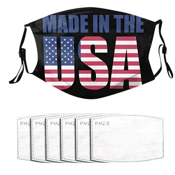 

Adult Outdoor Scarf Face Protective Letter 1pc Scarf Face cover+ 6 filters Reusable washable Mouth Cover Facemack mascarillas