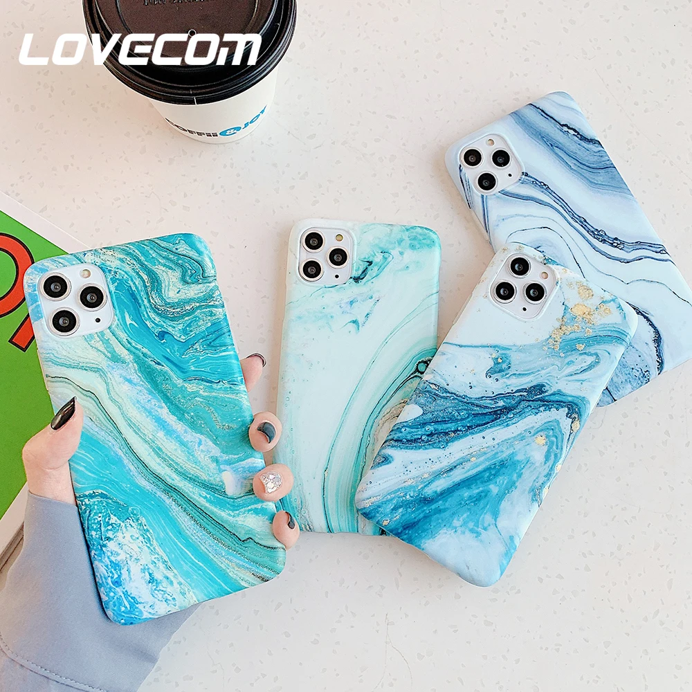 Чехол LOVECOM для iPhone 11 Pro Max XR XS 7 8 6 Plus мягкий матовый чехол IMD с полным покрытием |