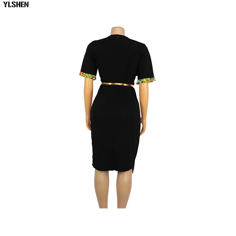 African Dresses For Women African Clothes Africa Dress Fashion Patchwork Print Dashiki Clothing Ankara Plus Size Evening Dress 03