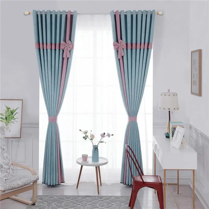 MODEL C Спальня короткая для гостиной роскошные шторы - Цвет: MODEL C
