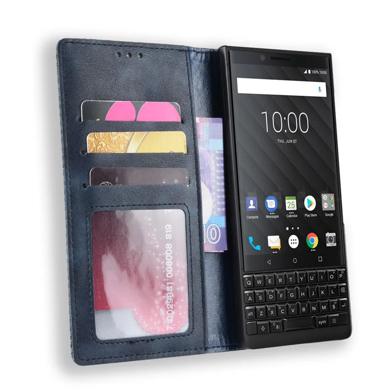 Для BlackBerry KEY2 чехол BlackBerry KEY2 чехол флип чехол для телефона из искусственной кожи для BlackBerry Athena KEY 2 два KEYtwo BBF100 чехол сумка