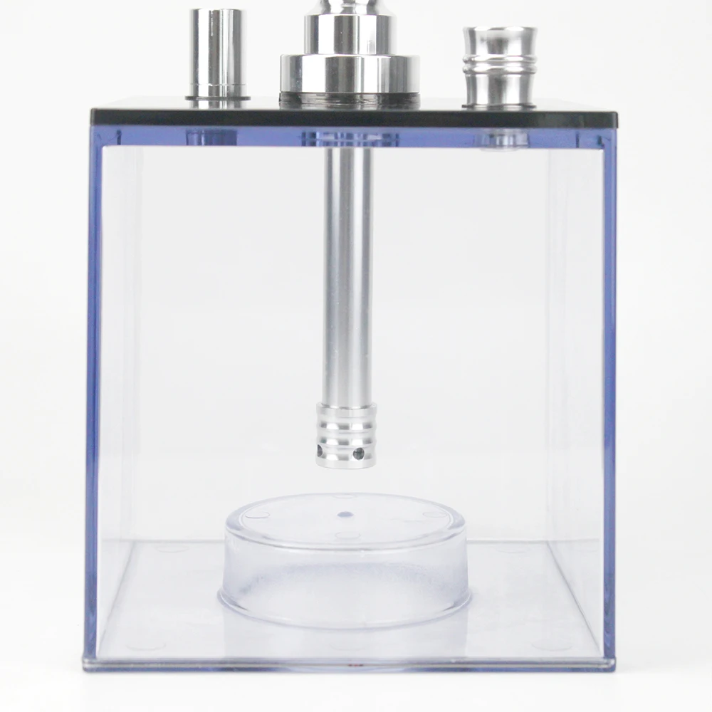 Acrylic Hookah Set With LED Light Shisha Water Pipe Include Silicon Bowl&Clip&Pipe Hose Nargile Chicha Transparent Hookah Set hookah set