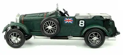 Модель классического автомобиля из железа ручной работы 1929 Bentley creeper Супер