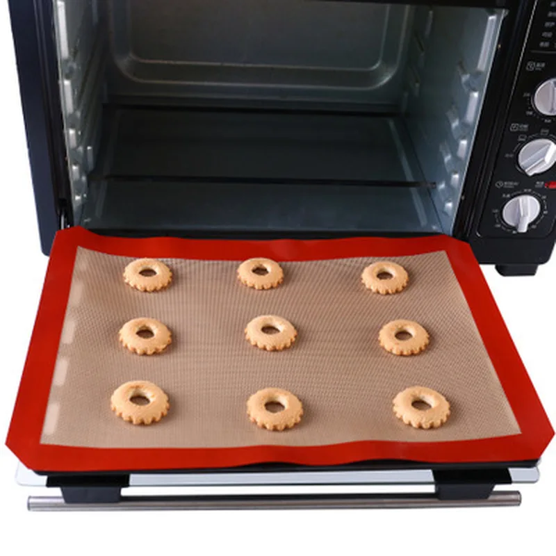 

Non-Stick Silicone Baking Mat Pad Sheet Pastry Tools Heat Insulation Rolling Kneading Mats Kitchen Gadgets 26/29.5/30/40/60cm