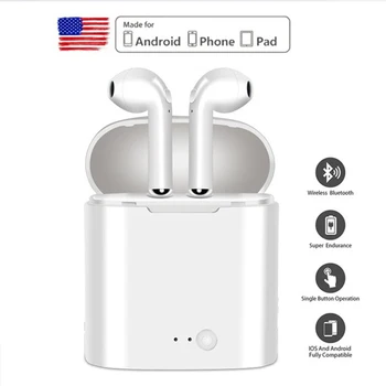 

i7s TWS Wireless Earpiece Bluetooth 5.0 Earphones sport Earbuds Music Headset With micr For smart Phone Xiaomi Samsung Huawei LG