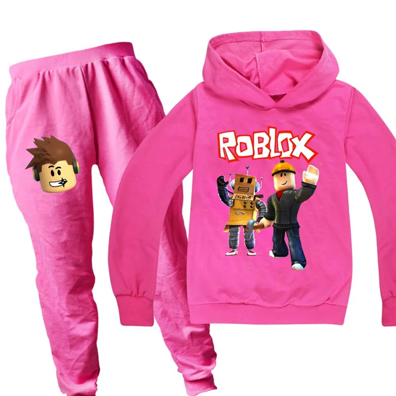 ROBLOX Leader/комплекты одежды для девочек Новинка Весенняя одежда активных Детская