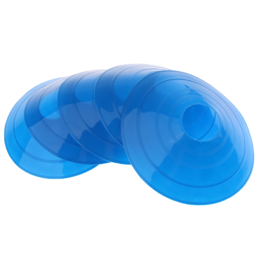 5 Pcs Assorted Color Disc Cones Boundary Marker Skating Agility Training Aid